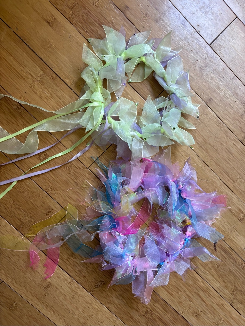 Great pretenders  Ribbon Flower Crowns - Set of 2